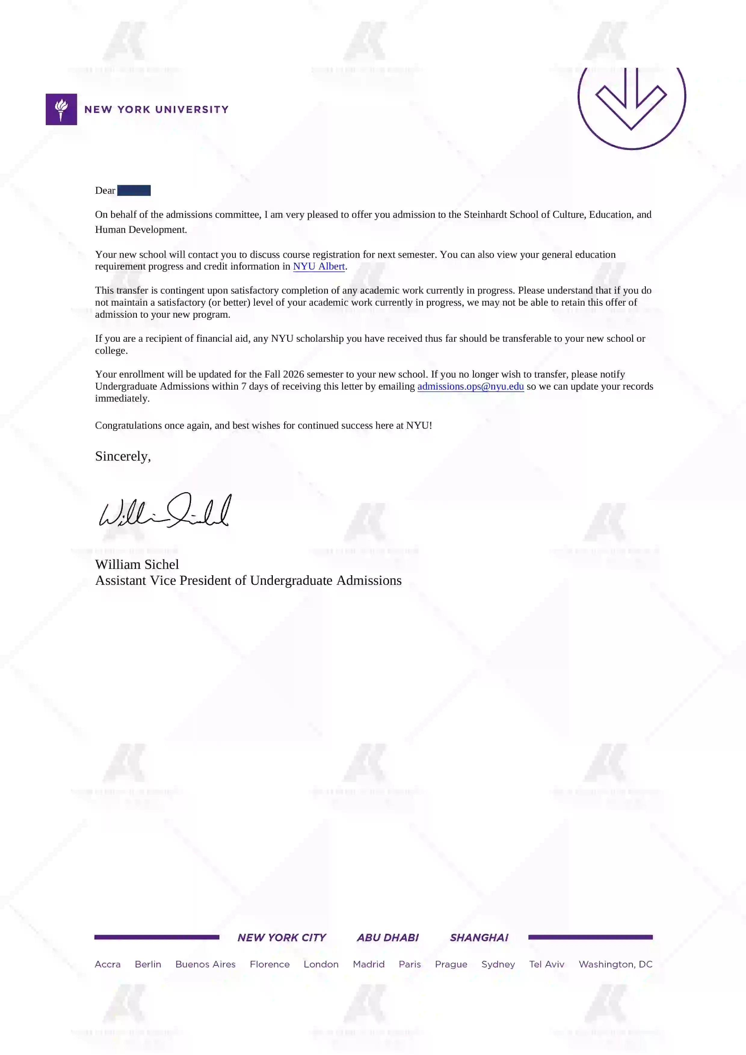 N同学的Offer
