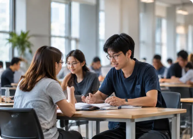 墨尔本大学国际学生课堂研讨场景