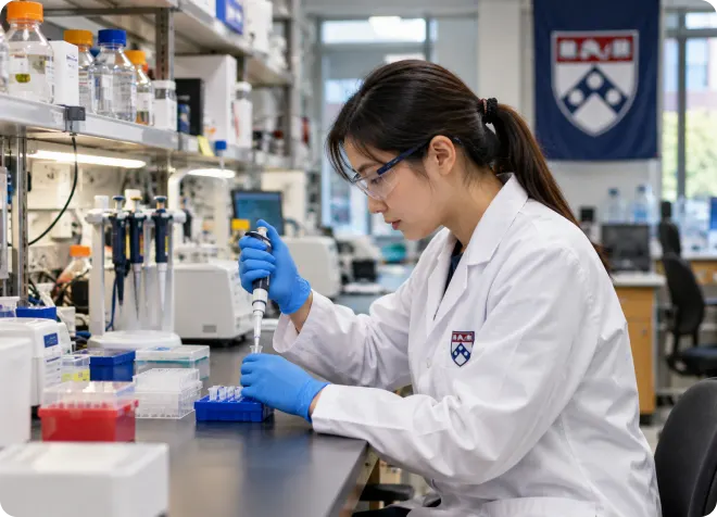 宾大学生跨学科科研实验场景