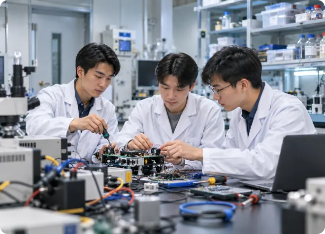 香港城市大学实验室科研场景
