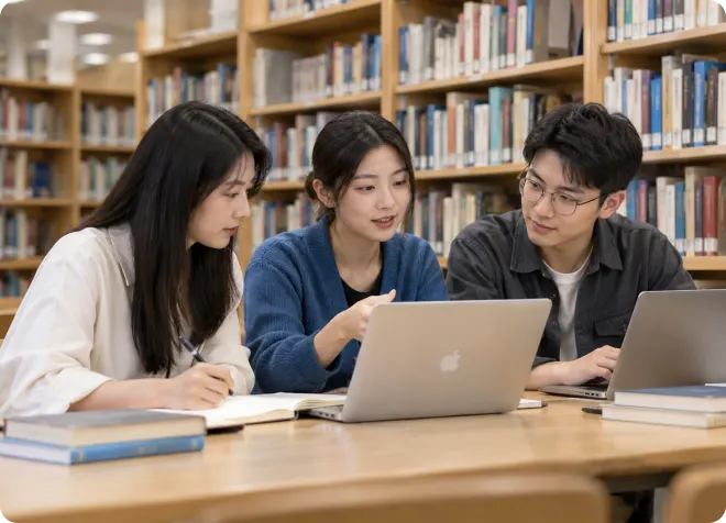港中大学生图书馆学习