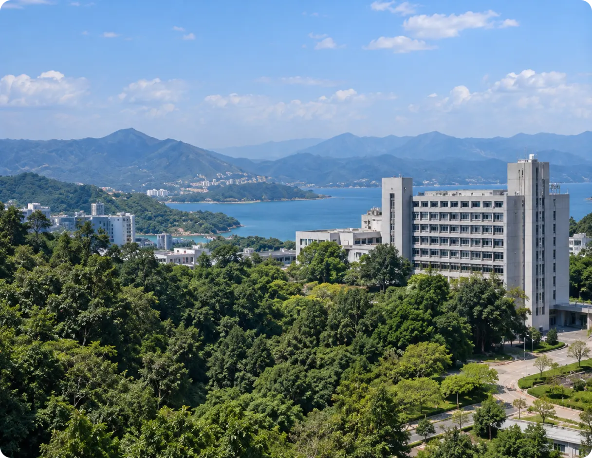 香港中文大学校园景色