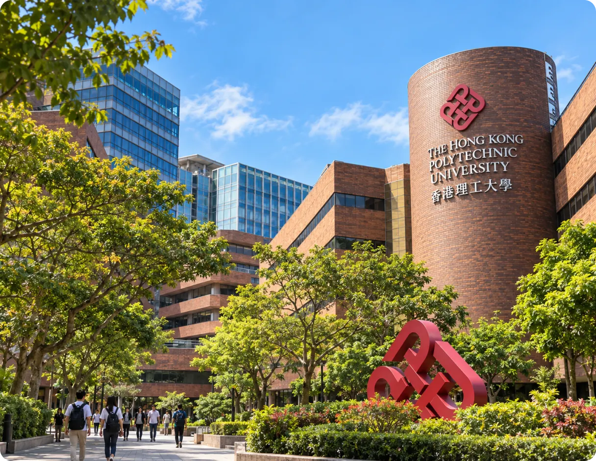香港理工大学校园风景